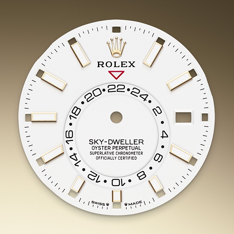 Rolex Sky-Dweller Feature: Intense white dial