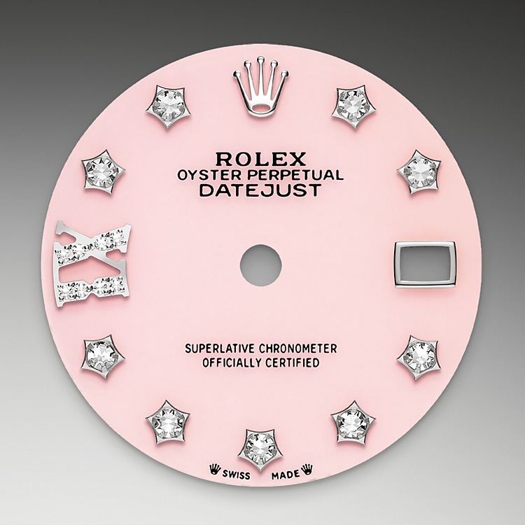 Rolex Lady-Datejust Feature: Pink opal dial