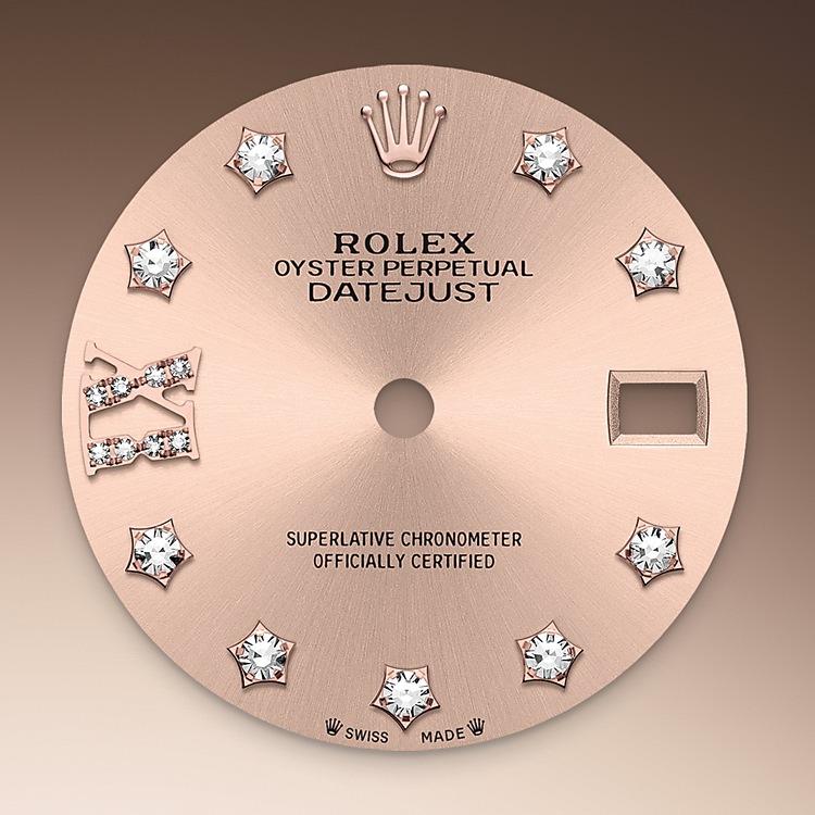 Rolex Lady-Datejust Feature: Rosé-colour dial